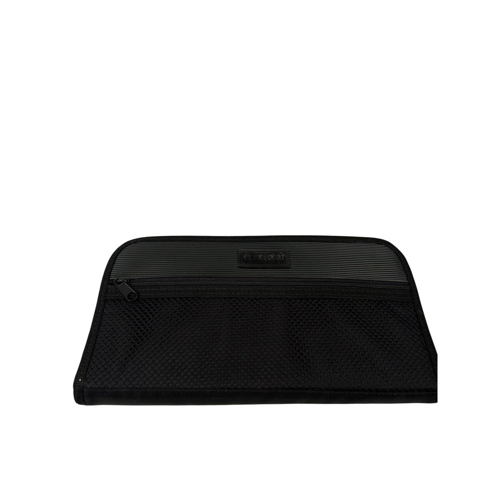 Cyclops CD DVD Storage Binder OS Black Mesh Zippered Media Case Unisex